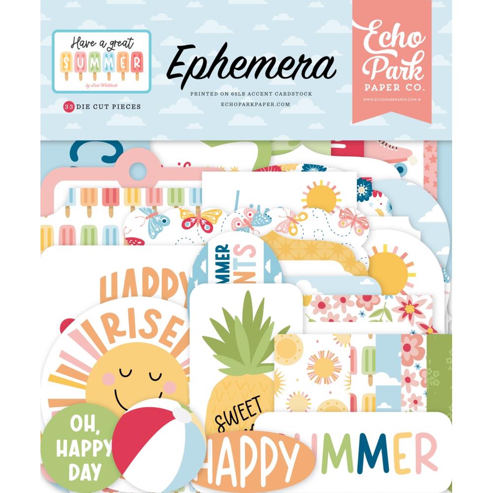 Echo Park Have A Great Summer - Ephemera Icons