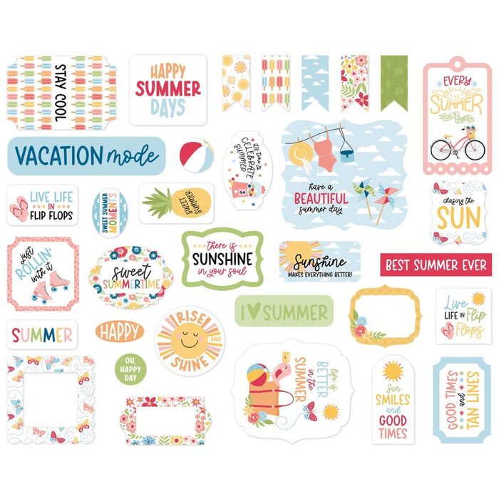 Echo Park Have A Great Summer - Ephemera Icons