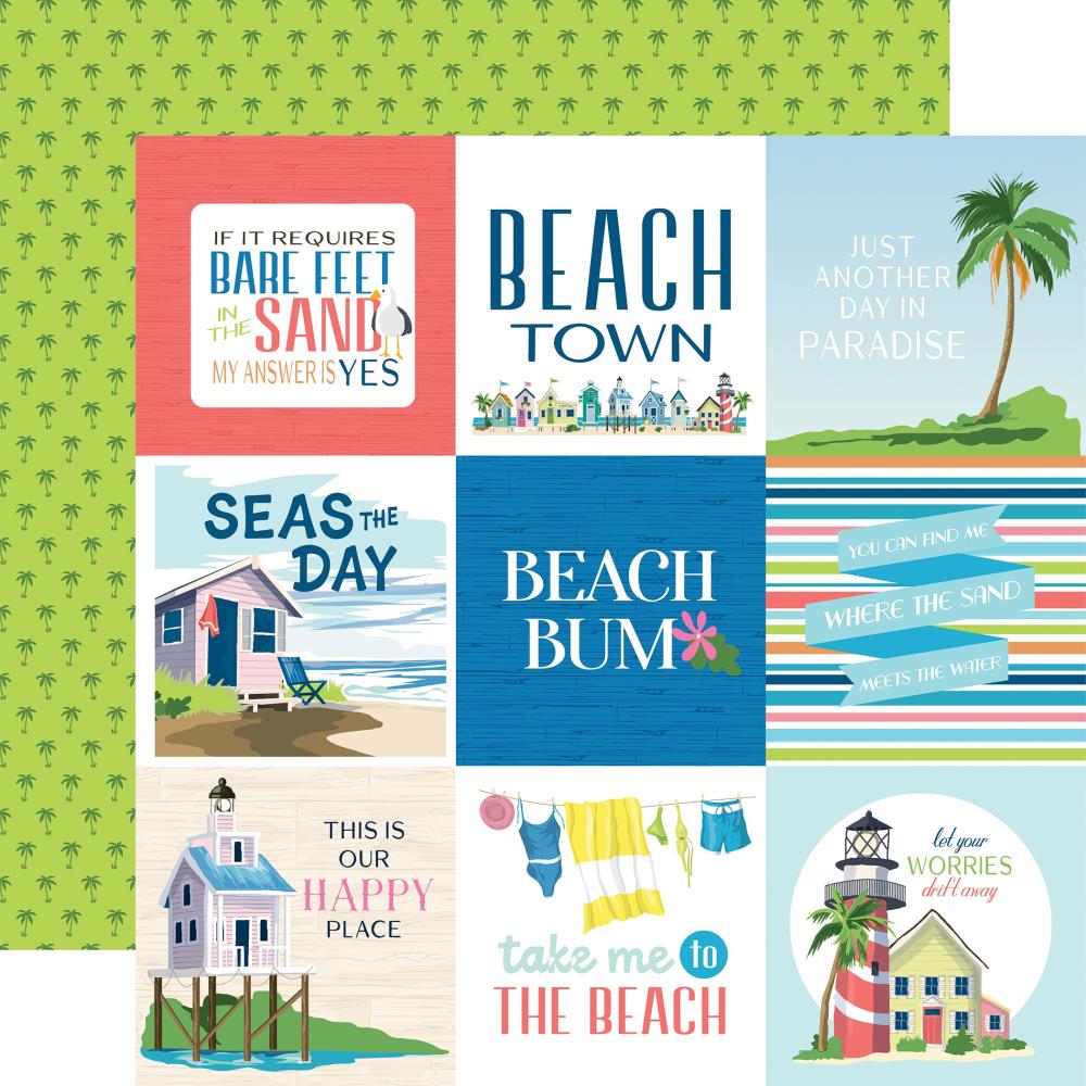 Carta Bella Beach Town - 4x4 Journaling Cards