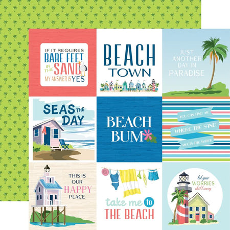 Carta Bella Beach Town - 4x4 Journaling Cards