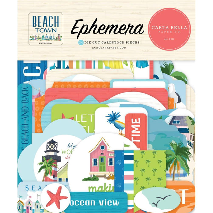 Carta Bella Beach Town - Ephemera Icons