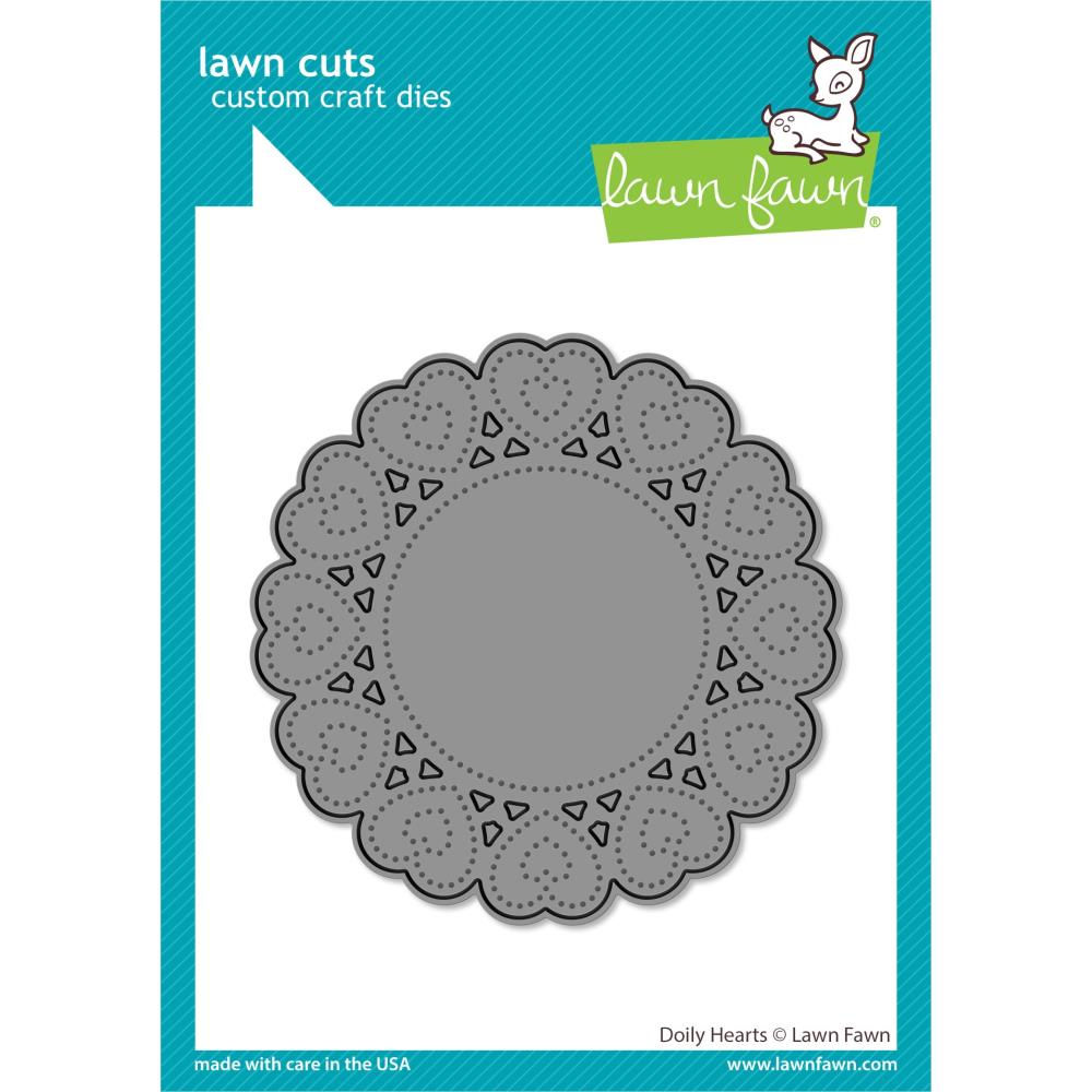 Lawn Fawn Craft Die - Doily Hearts