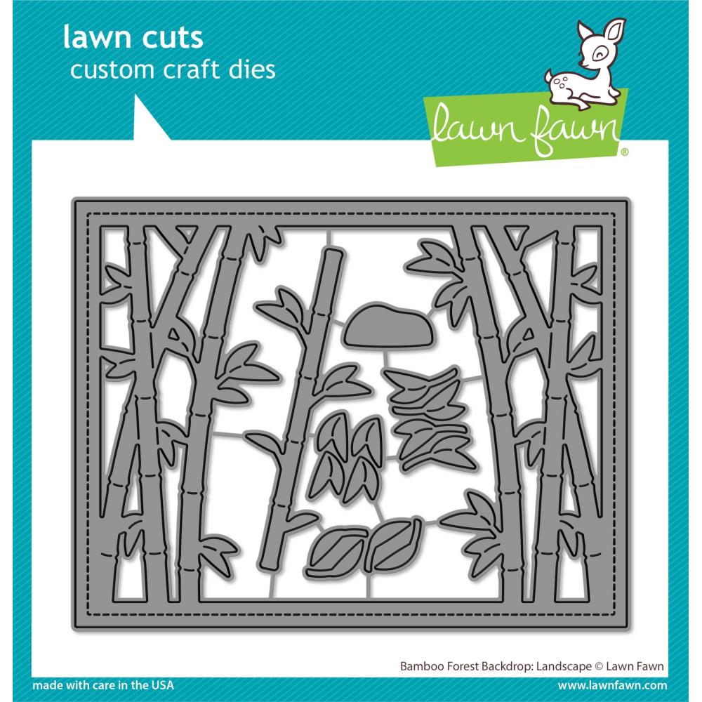 Lawn Fawn Craft Die - Bamboo Forest Backdrop: Landscape