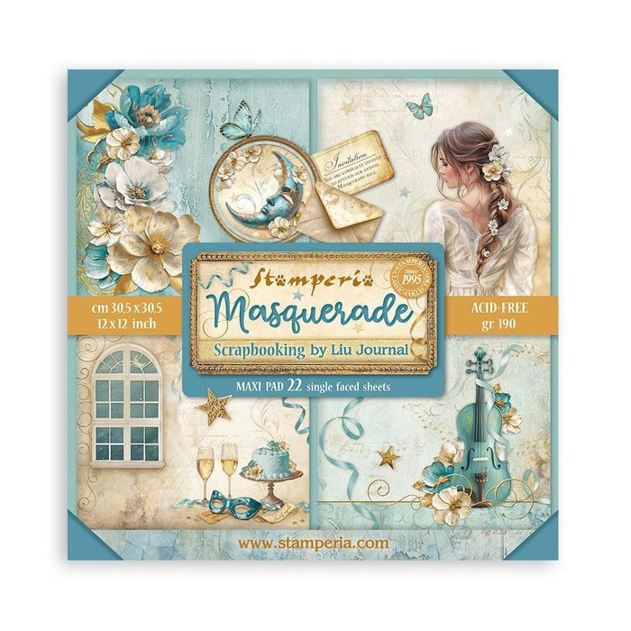 Stamperia Masquerade - 12x12 Maxi Paper Pack
