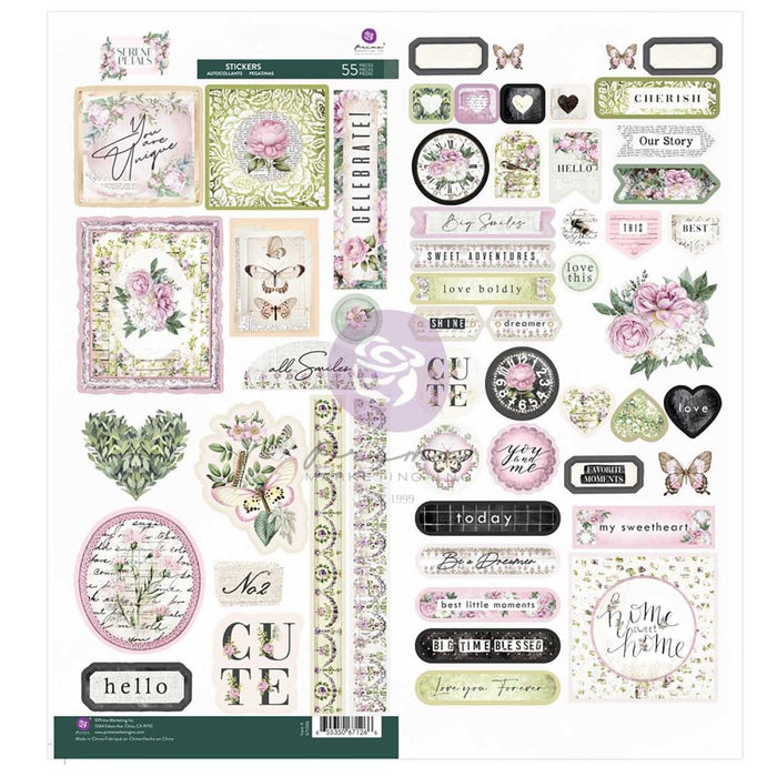 Prima Serene Petals - Stickers