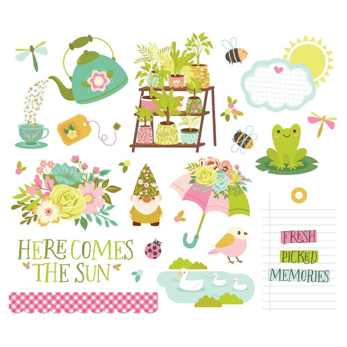 Simple Stories Tea Garden - Big Bits & Pieces