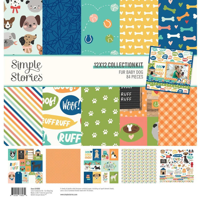 Simple Stories Fur Baby Dog - 12x12 Collection Kit