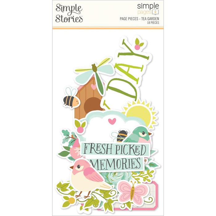 Simple Stories Tea Garden - Page Pieces