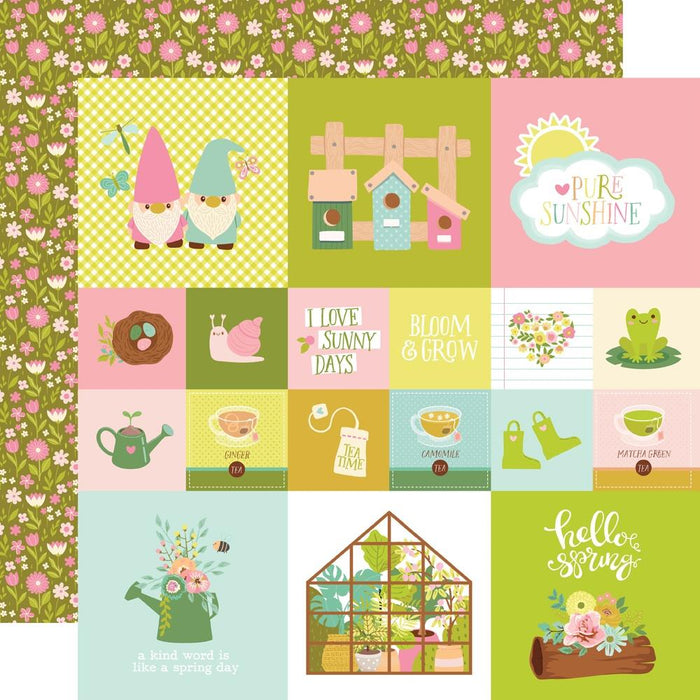 Simple Stories Tea Garden - 2x2/4x4 Elements
