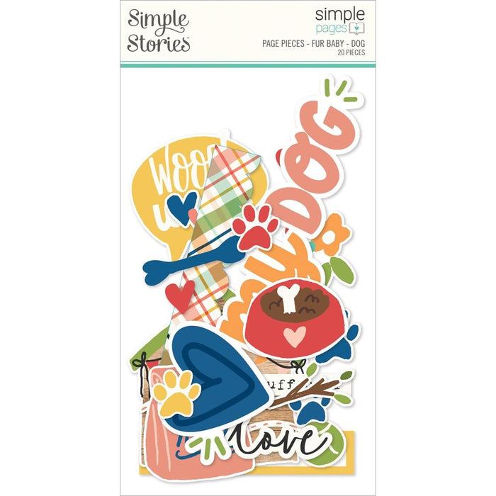 Simple Stories Fur Baby Dog - Page Pieces