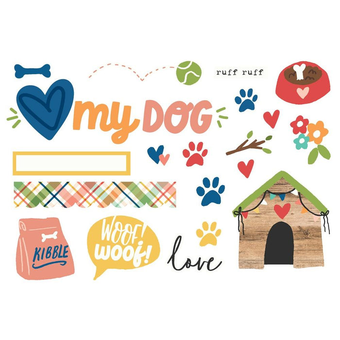 Simple Stories Fur Baby Dog - Page Pieces