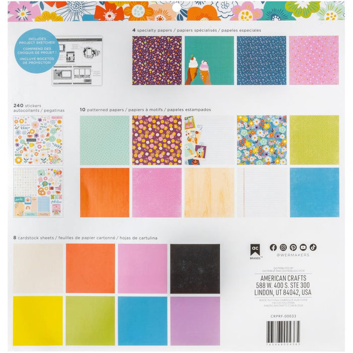 American Crafts Shimelle Live The Dream - 12x12 Project Pad