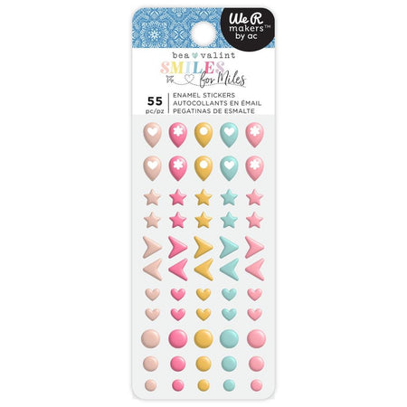 American Crafts Bea Valint Smiles For Miles - Enamel Dots