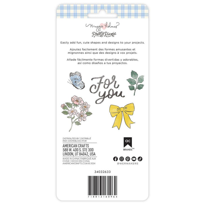 American Crafts Maggie Holmes Pretty Picnic - Clear Stamps