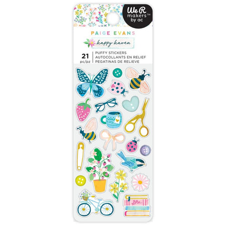 American Crafts Paige Evans Happy Haven - Mini Puffy Stickers