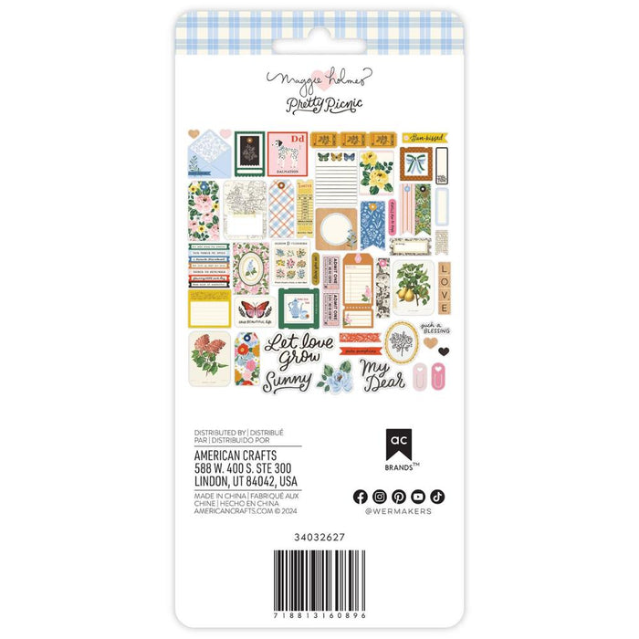 American Crafts Maggie Holmes Pretty Picnic - Journaling Ephemera