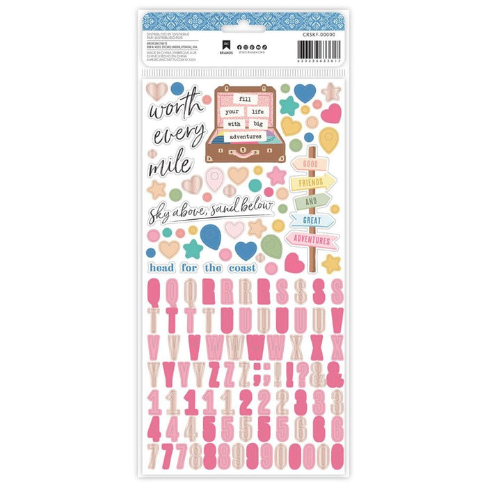 American Crafts Bea Valint Smiles For Miles - Thickers