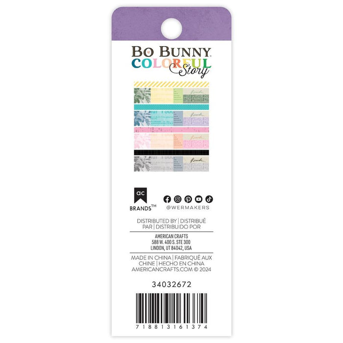 Bo Bunny Colorful Story - Washi Tape