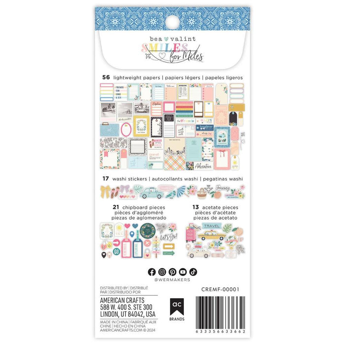 American Crafts Bea Valint Smiles For Miles - Paperie Pack
