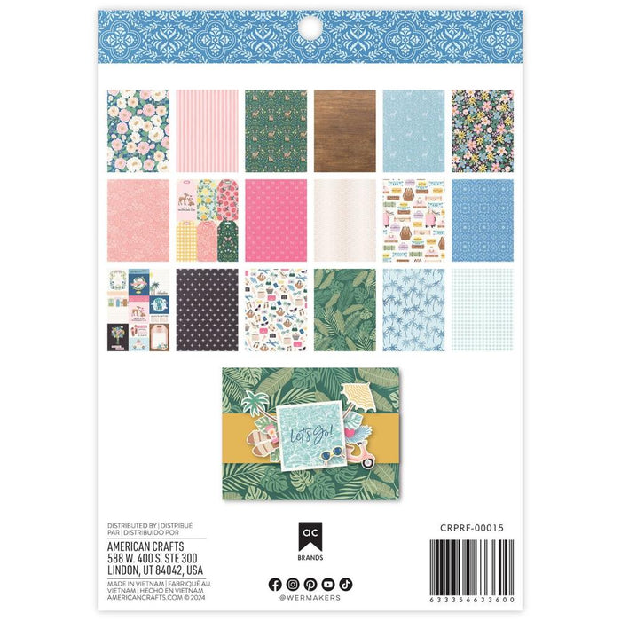 American Crafts Bea Valint Smiles For Miles - 6x8 Pad