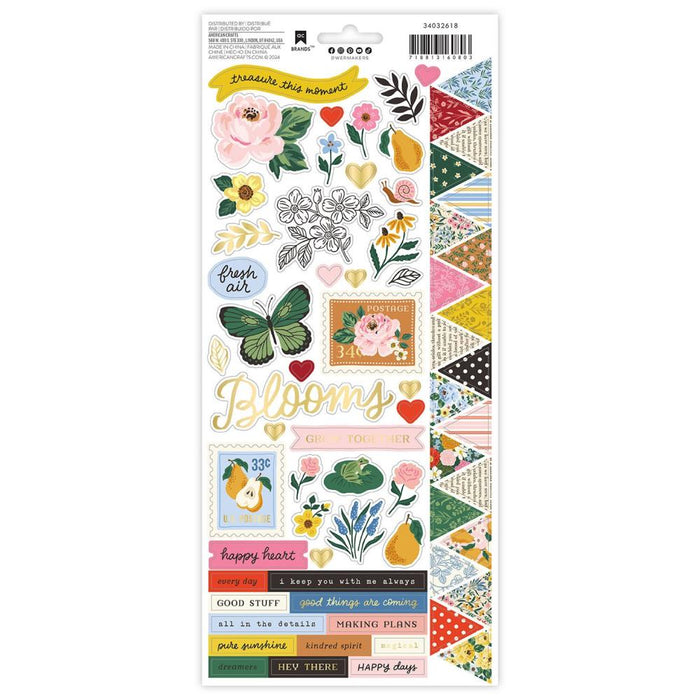 American Crafts Maggie Holmes Pretty Picnic - Cardstock Stickers