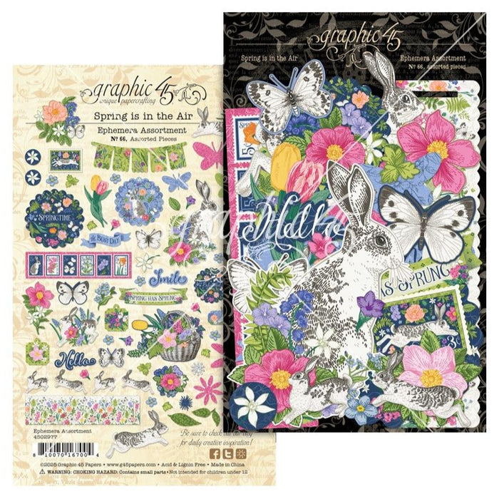 Graphic 45 Spring Is In The Air - Ephemera Set