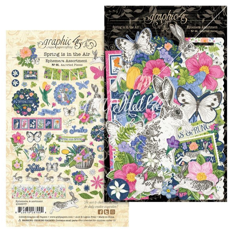 Graphic 45 Spring Is In The Air - Ephemera Set