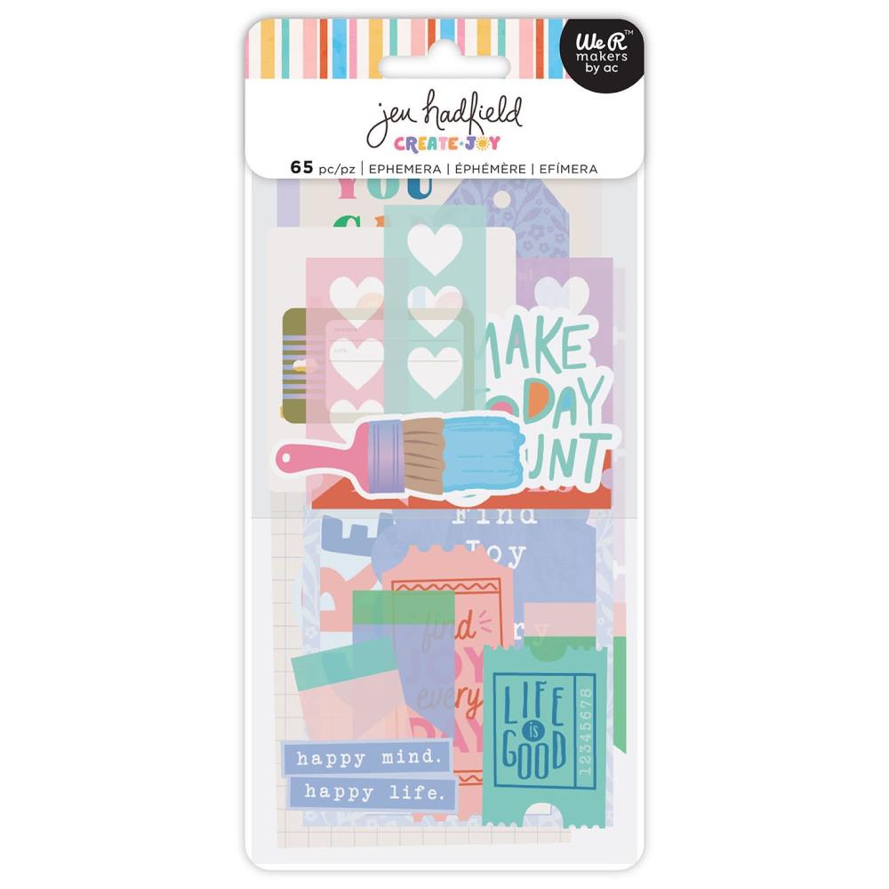 American Crafts Jen Hadfield Create Joy - Journaling Ephemera