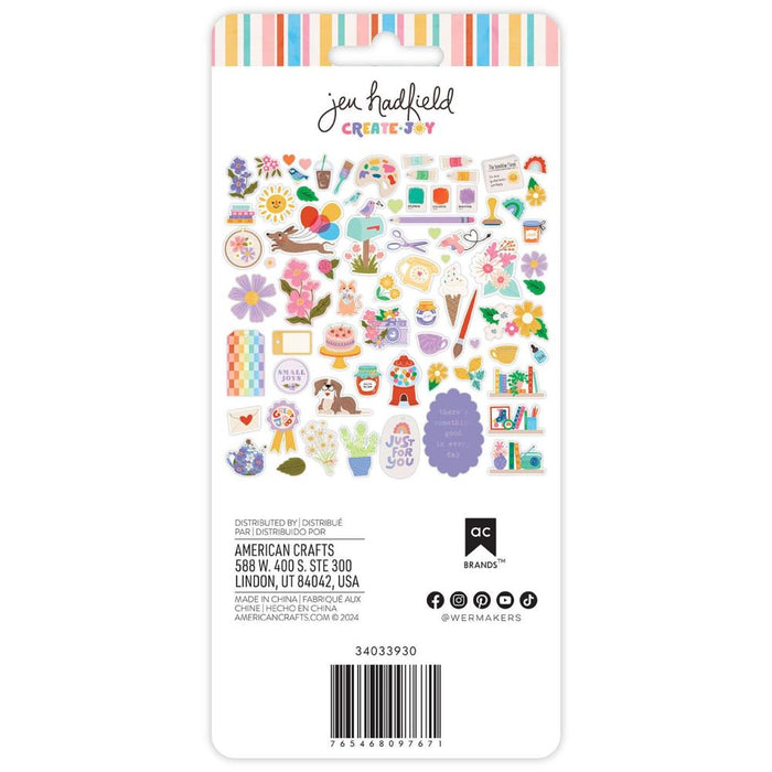 American Crafts Jen Hadfield Create Joy - Ephemera Icons
