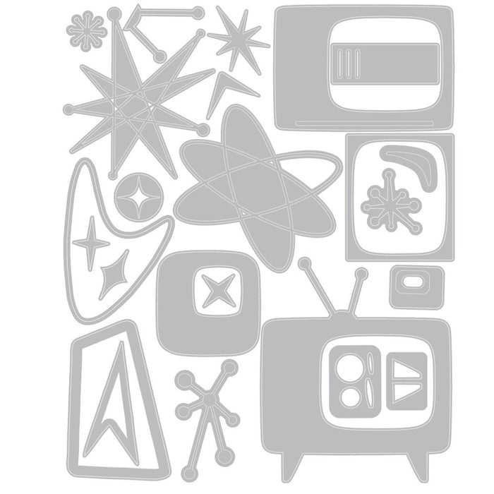 Sizzix Tim Holtz Thinlits Die - Vault Atomic