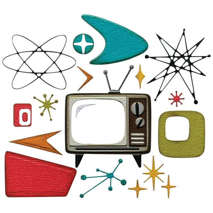 Sizzix Tim Holtz Thinlits Die - Vault Atomic