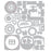 Sizzix Tim Holtz Thinlits Die - Vault Industrial