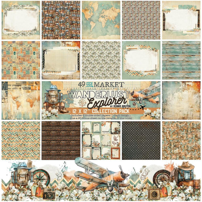 49 & Market Wanderlust Explorer - 12x12 Collection Pack