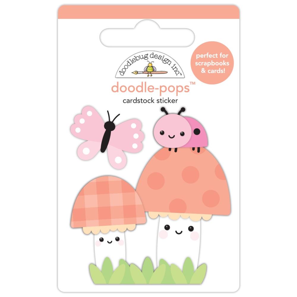 Doodlebug Design Butterfly Kisses - Fun Guys Doodle-Pops 3D Sticker