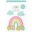 Doodlebug Design Butterfly Kisses - Rainbow Garden Doodle-Pops 3D Sticker