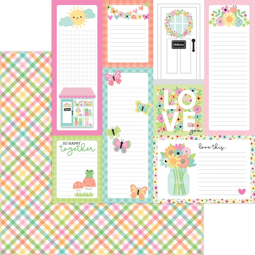 Doodlebug Design Butterfly Kisses - Garden Gingham