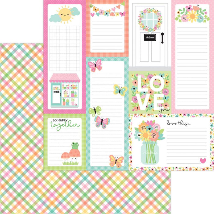 Doodlebug Design Butterfly Kisses - Garden Gingham