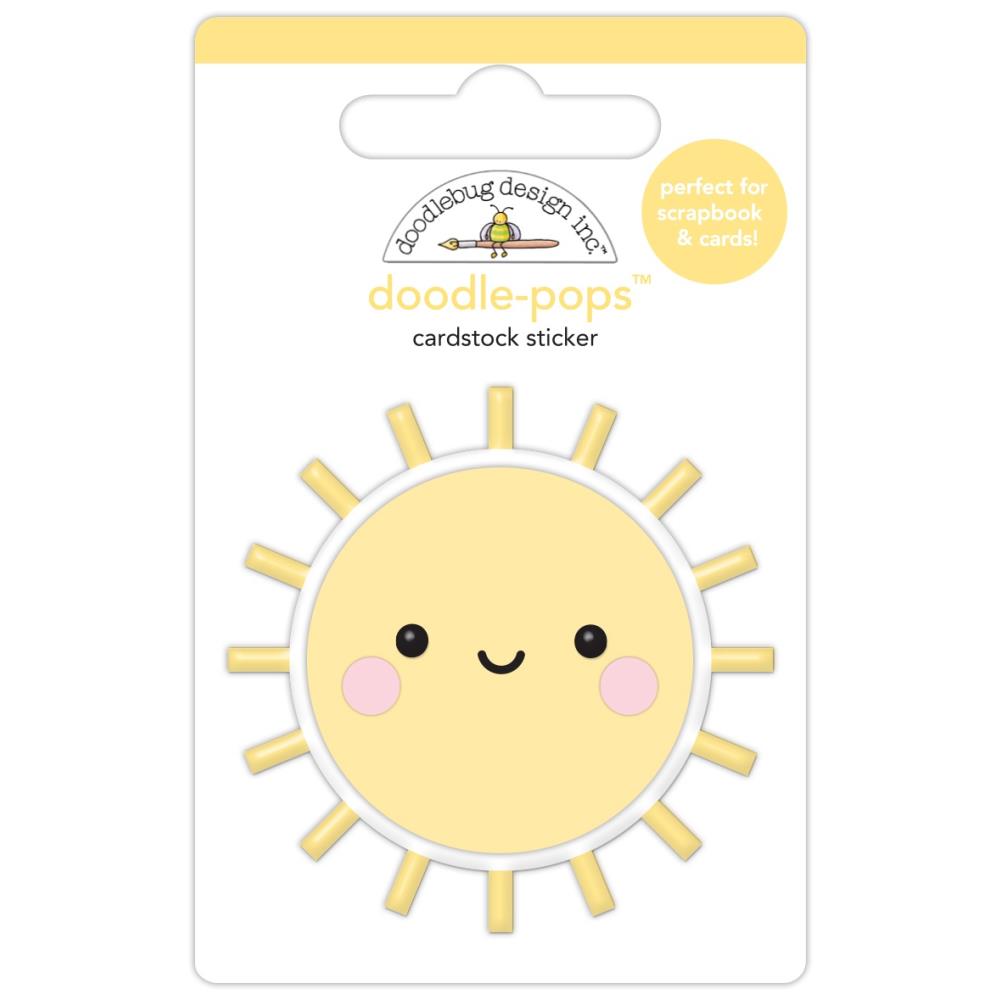 Doodlebug Design Butterfly Kisses - Good Day Sunshine Doodle-Pops 3D Sticker