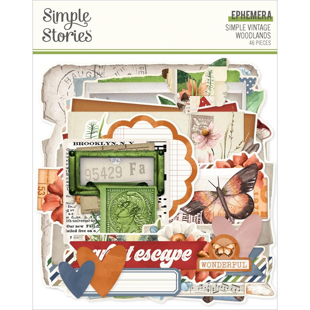 Simple Stories Simple Vintage Woodlands - Ephemera