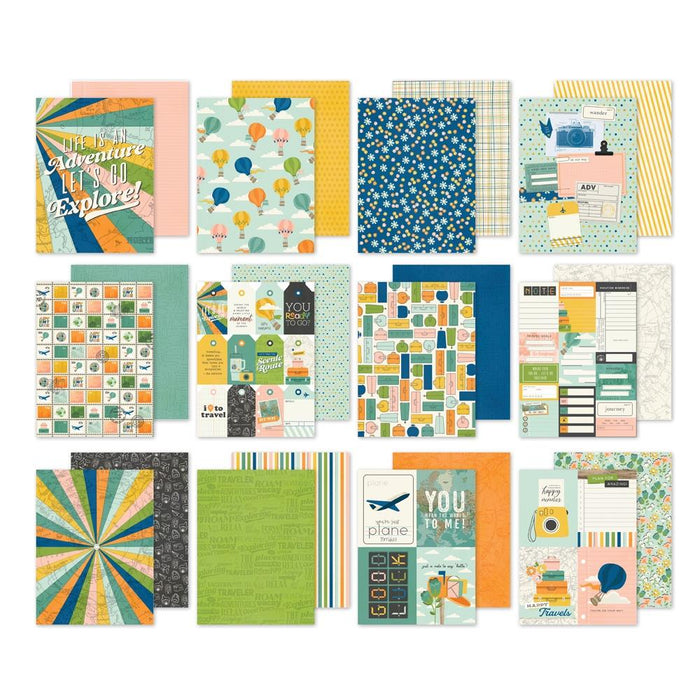 Simple Stories Happy Travels - 6x8 Paper Pad