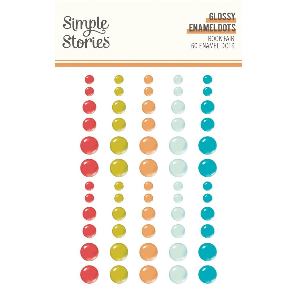 Simple Stories Book Fair - Enamel Dots