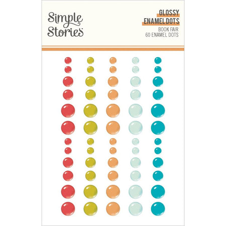 Simple Stories Book Fair - Enamel Dots
