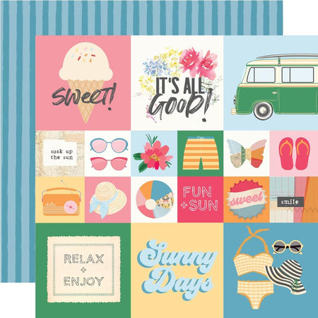 Simple Stories Sunny Days - 2x2/4x4 Elements