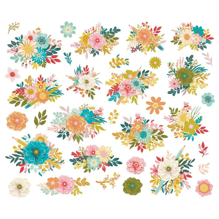 Simple Stories Book Fair - Floral Bits & Pieces