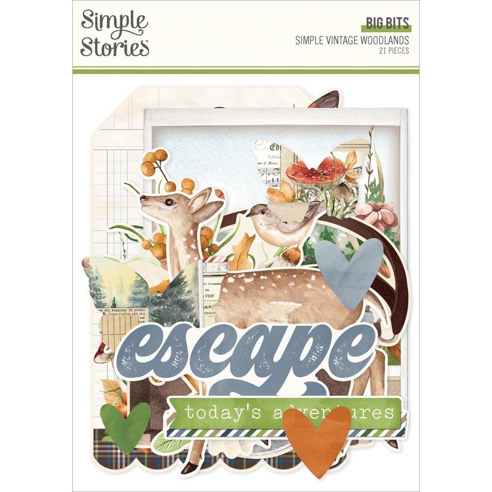 Simple Stories Simple Vintage Woodlands - Big Bits & Pieces