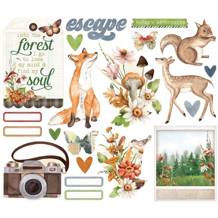 Simple Stories Simple Vintage Woodlands - Big Bits & Pieces