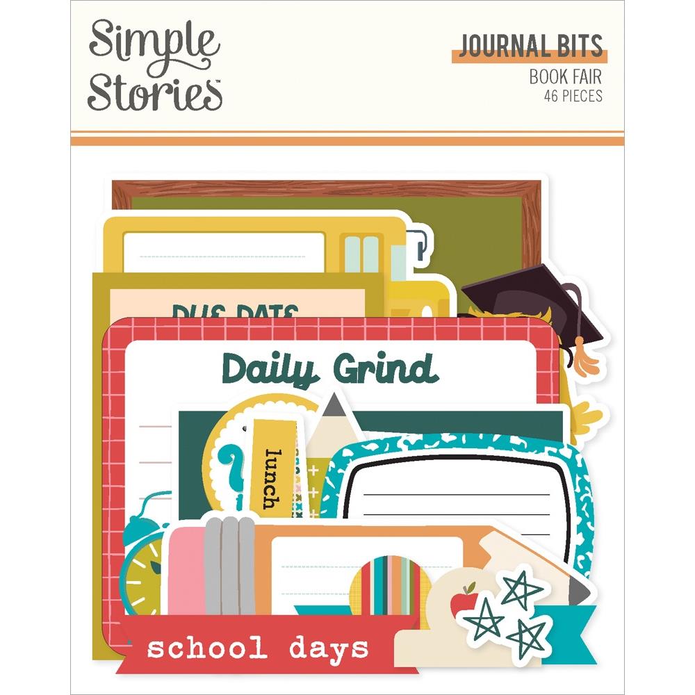 Simple Stories Book Fair - Journal Bits & Pieces