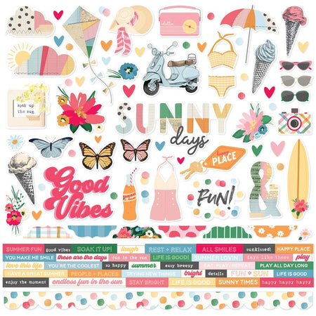 Simple Stories Sunny Days - Element Stickers