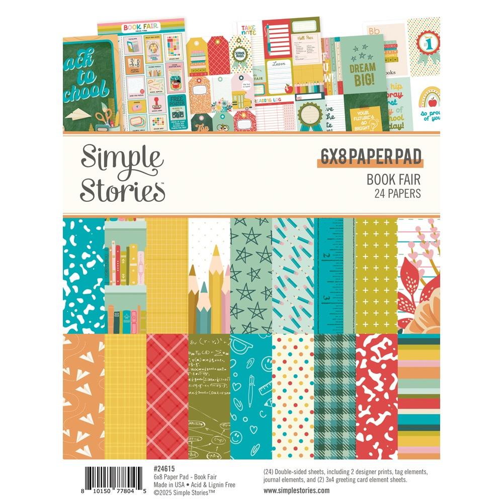 Simple Stories Book Fair - 6x8 Paper Pad