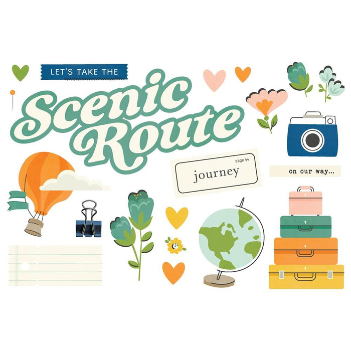 Simple Stories Happy Travels - Page Pieces